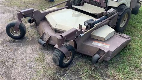 Grasshopper 735 72” Powerfold Front Mounted Deck Mower 2834 Youtube