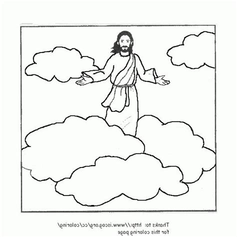 Jesus ascended into heaven 40 days after easter (10 days before pentecost). The Best jesus ascension coloring page - http://coloring ...