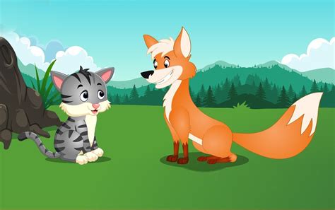 The Cat And The Fox Story Cute Inspirational Story ~ Cute