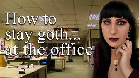 How To Stay Goth At The Office Ft Dahlya Drastic Youtube