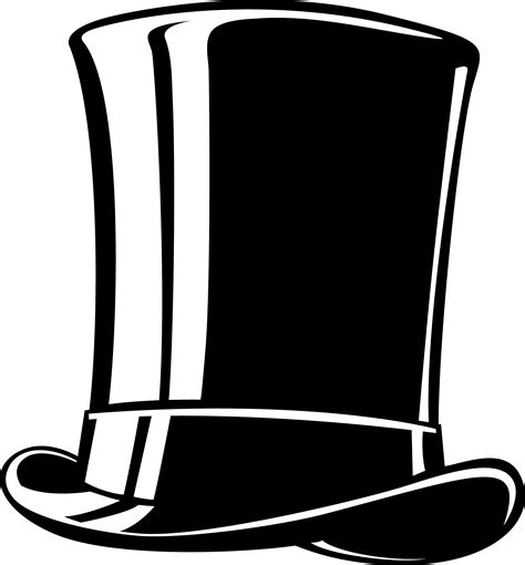 Top Hat Vector Clipart Best