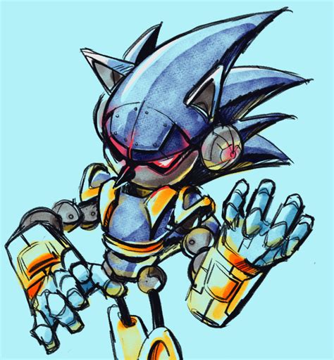 Mecha Sonic By Spud0verlord On Newgrounds