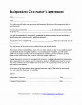 Photos of Free Independent Contractor Agreement Template
