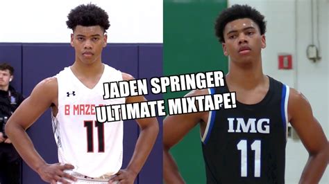 Springer is a player that can score the ball, but will need to play off of his teammates to do most of his damage … Jaden Springer ULTIMATE MIXTAPE! McDonald's All-American Committed To Tennessee! - YouTube