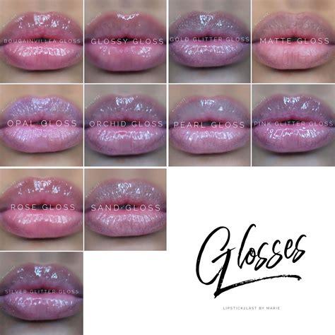 Lipsense Glosses On Lips Collage Lipsense Gloss Lipsense Lip Colors