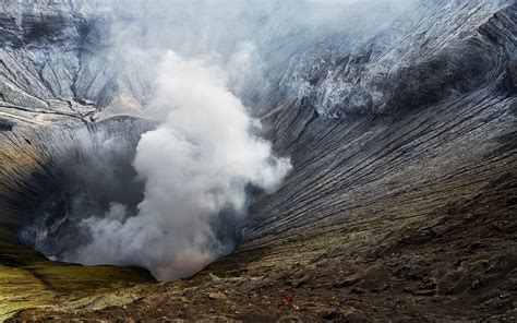 Nature Landscape Crater Volcano Mount Bromo Indonesia