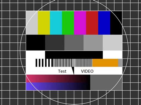 Test Video patern Monoskop PAL NTSC 4:3 time - 1 hour - YouTube