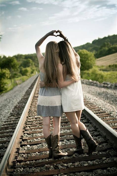 Forever My Favorite Southern Sister Picture On The Railroad Tracks