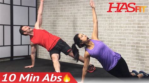 10 Min Abs Workout For Men And Women 10 Minute Ab Workout At Home Ten