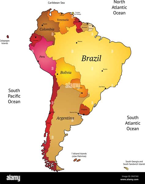 Mapa peru america latina fotografías e imágenes de alta resolución Alamy
