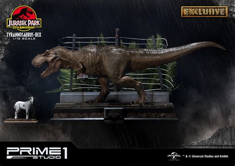 It is the first installment in the jurassic park. Jurassic Park Statue 1/15 T-Rex & T-Rex Exclusive 43 cm ...