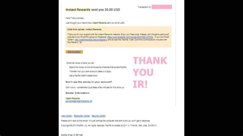 My Instant Rewards Proof Pictures YouTube