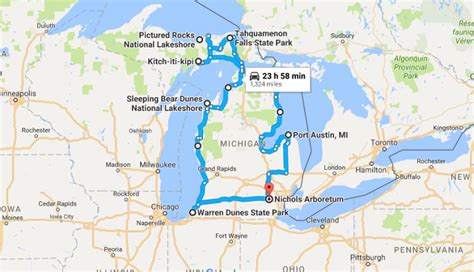 10 Of The Best Road Trips You Can Take In Michigan