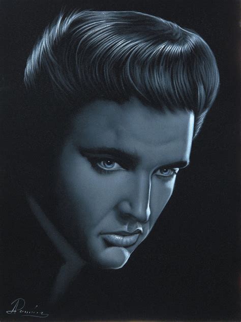 Elvis Presley Portrait Painting By Arturo Ramirez Fine Art America