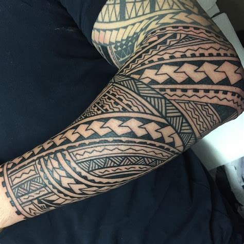 Polynesian Half Sleeve Tattoo Design Best Design Idea