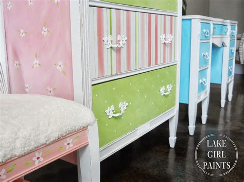 Lake Girl Paints Girls Painted Bedroom Furniture