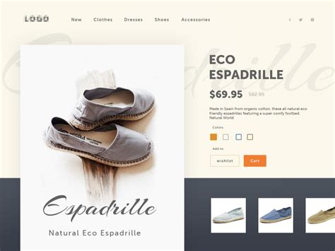 Ecommerce Product Page Concept Uplabs