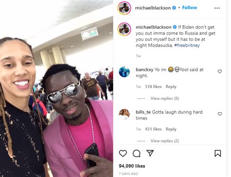 michael blackson blasted for vulgar joke about brittney griner