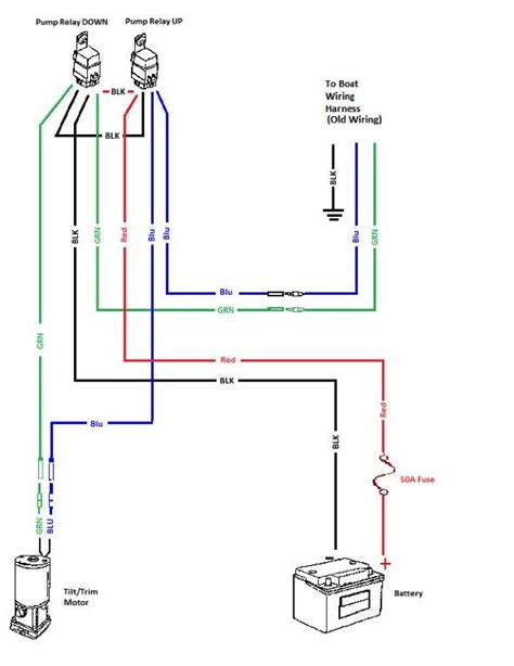Wiring Diagram For Mercury Tilt And Trim