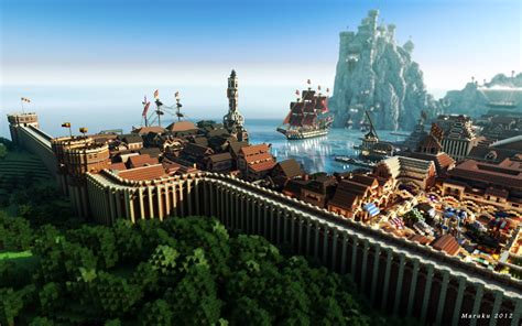 Share the best gifs now >>>. 5 Breathtaking City of Lannisport Minecraft Wallpapers - BC-GB - Gaming & Esports News & Blog