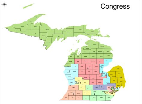 Redistricting In Michigan New Political Maps From The Michigan