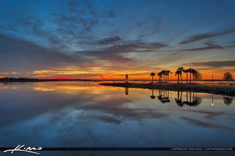 Sunrise Lake Tohopekaliga Kissimmee Florida Hdr Photography By