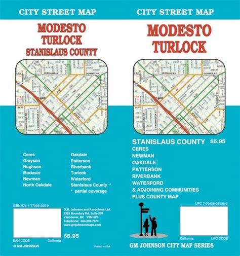 Modesto And Turlock California By Gm Johnson Stanislaus County