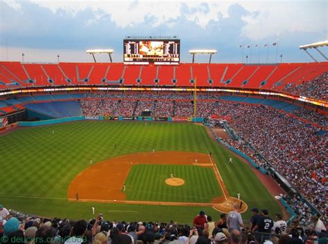 Miami Marlinslandshark Stadium There Were About 200 People In The