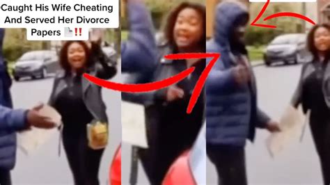 Woman Caught Cheating Refuses To Be Served Divorce Papers Youtube