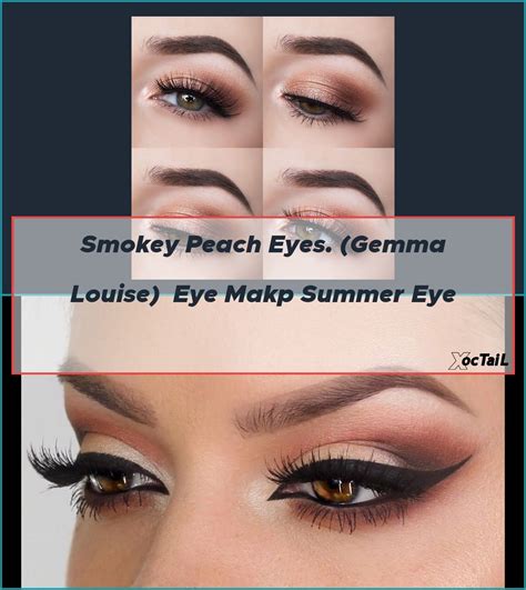 Smoky Peach Prom Makeup Intense Smoky Eye Tutorial In 2020 Smoky Eye