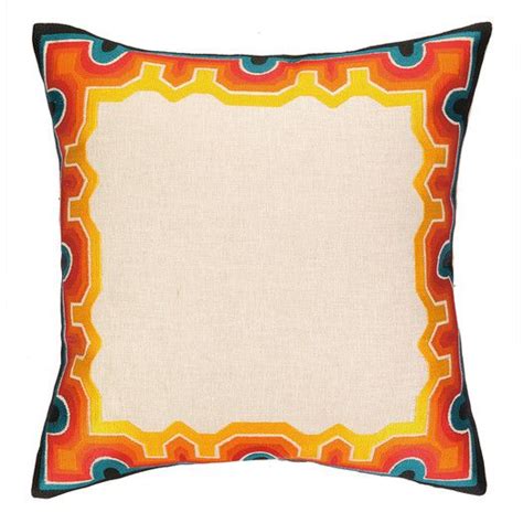 Trina Turk Residential Arcata Embroidered Throw Pillow Embroidered