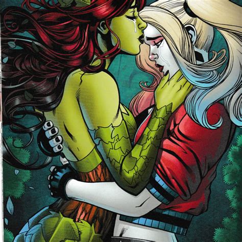 Harley Quinn And Poison Ivy Kiss Telegraph