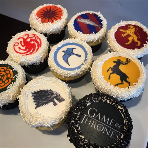 Game Of Thrones Season 7 Cupcakes Cupcakes Temáticos Aniversário
