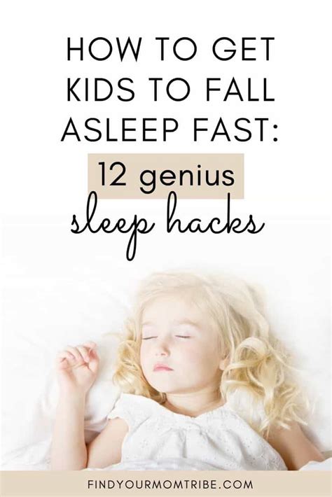 How To Get Kids To Fall Asleep Fast 12 Genius Sleep Hacks
