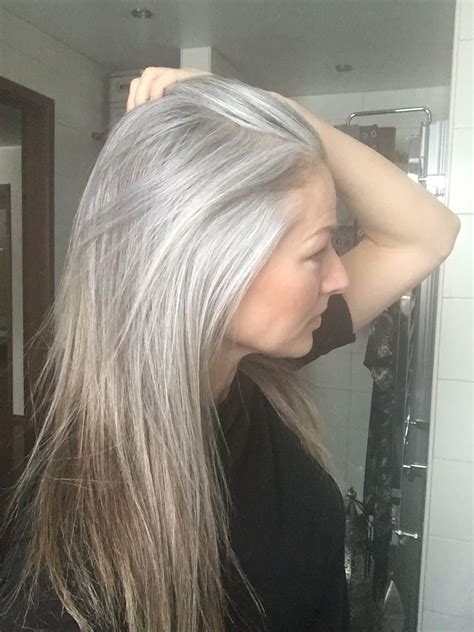 Natural Long Gray Hair