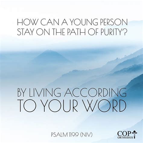 How Can A Young Person Stay On The Path Of Purity By Living According