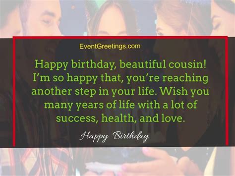 Home birthday wishes happy birthday cousin messages with images. 75 Fabulous Birthday Wishes for Cousin To Rigid The Bond