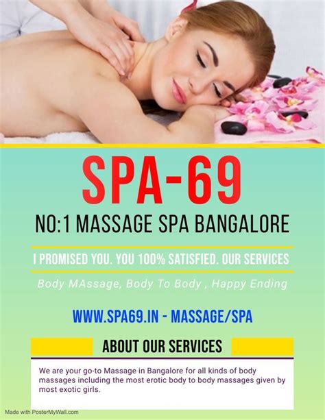 Spa In Bangalore Body To Body Spa Massage Body Massage