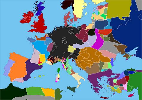 Map Games Of Europe