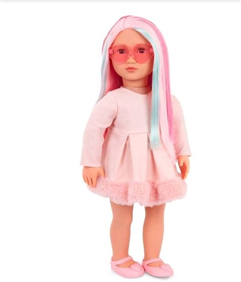 our generation rosa 18 fashion doll with pink and blue hair new ebay