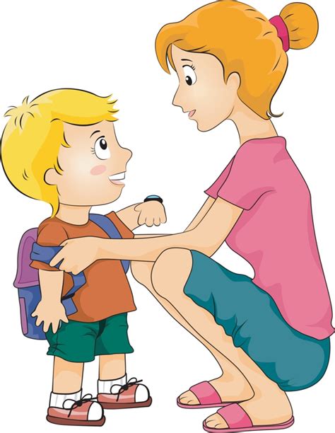 Mother Taking Care Of Her Child Clipart Clip Art Library