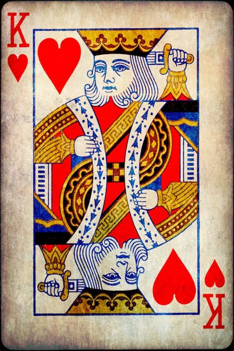 King Of Hearts Playing Card