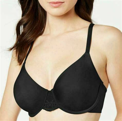 Wacoal 851257 Lace Impressions Seamless Underwire Bra 32dd Black Ebay