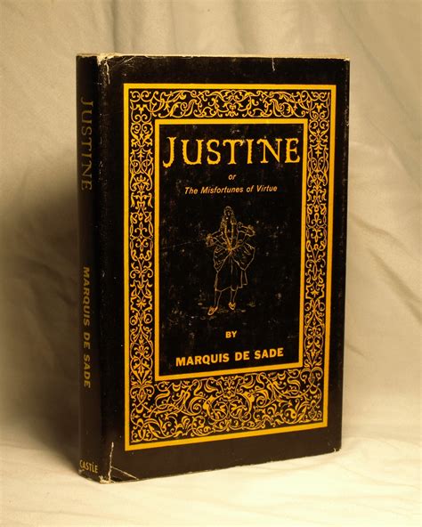 Justine Or The Misfortunes Of Virtue By Marquis De Sade Near Fine