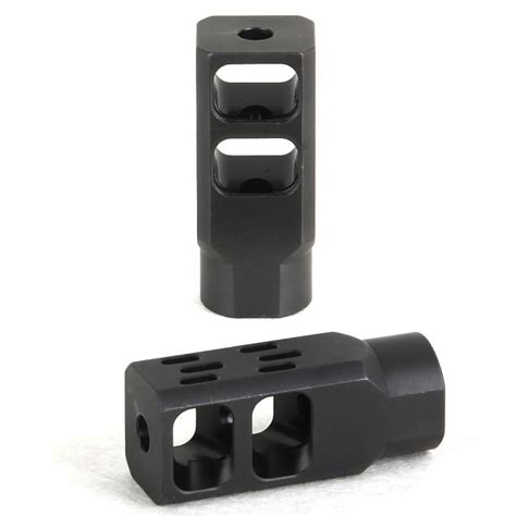 Black Steel Muzzle Brake 22 223 5 56 300 308 7 62 Competition