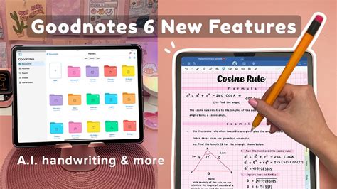 Goodnotes 6 New Features 🤯 Ai Handwriting And More ️ Ipad Note Taking