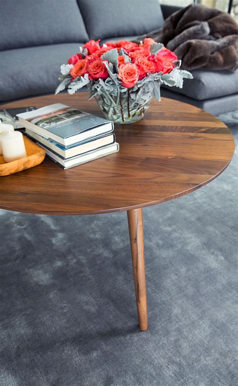The amoeba coffee table has a combination of gentle curves and geometric angles that exhibit risom's scandinavian design sensibilities. Amoeba Wild Walnut Coffee Table | Coffee table, Table, Round furniture