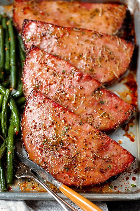 Ham Steaks Sheet Pan Dinner Recipe How To Cook Ham Steaks Ham Steak