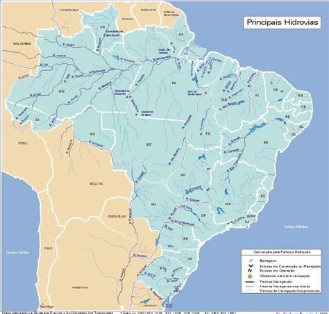 Figure A3 Map Of Waterways In Brazil Download Scientific Diagram