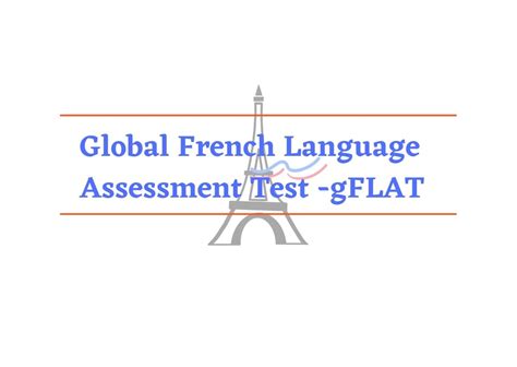 Global French Language Assessment Test Gflat Pt Global Edu